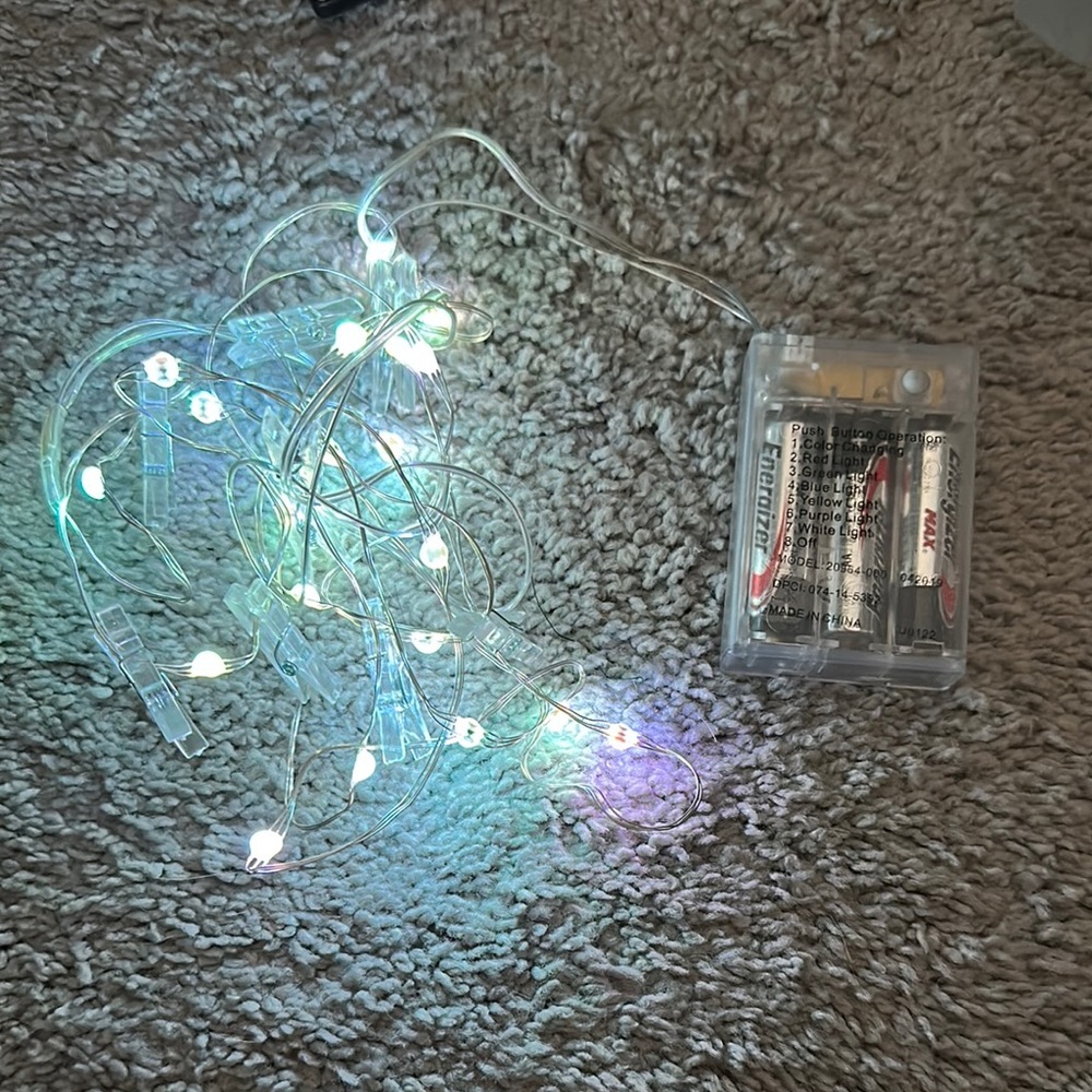 Colored String Lights - Picture 1 of 2